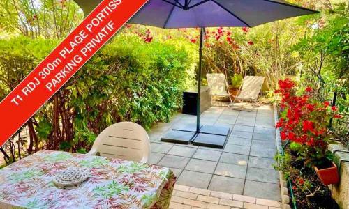 PORTISSOL T1 RDJ CLIM PARKING PRIVATIF 300m PLAGE