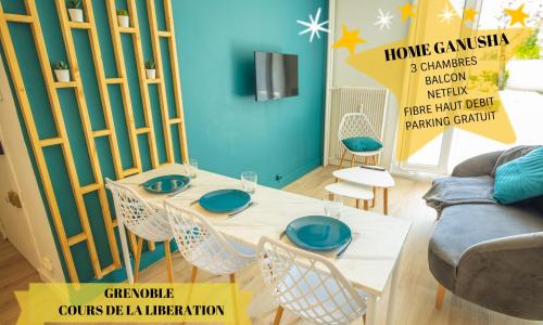 HOME GANUSHA COSY 3 CHAMBRES PARKING GRATUIT BALCON