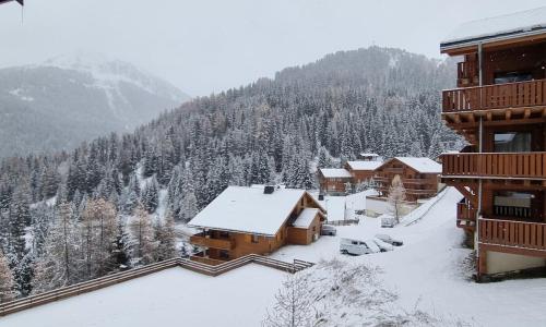 The little refuge of La Plagne (French Alps)