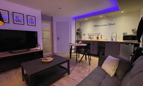 Mille et une nuit, appartement classé 3 étoiles en RDC avec exterieur et parking