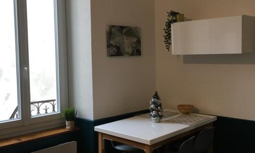 Petit studio, plein centre ville, grande terrasse