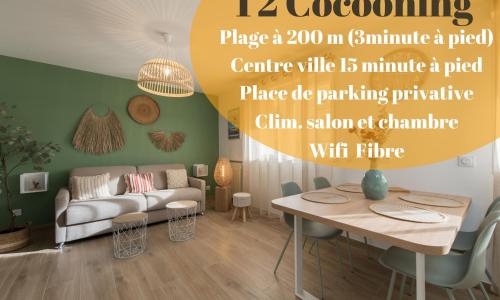 Le Med - Apartment T2 Confort - Proche plage - Clim - Parking privé