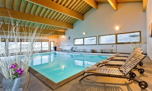 Appartement d'une chambre avec piscine partagee sauna et balcon a Orelle