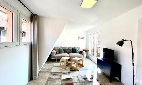 Sous les toits avec garage et terrasse à Ribeauville