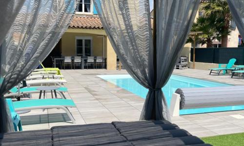 Maison 8-10 pers avec piscine aux portes de St Aygulf