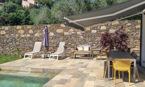 Rez de villa avec piscine, wifi, jardin clôturé