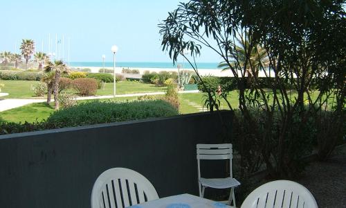 3 pièces rez-de-jardin face à la Mer