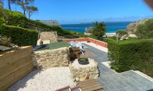 Magnifique villa face à la plage de Pors Peron
