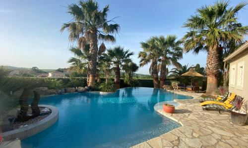 KABEN Superbe villa 4 étoiles, piscine chauffée, sauna, jacuzzi, pétanque, sans vis à vis