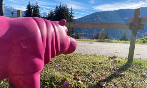 Chalet de 4 chambres avec jardin et wifi a La Lechere a 1 km des pistes