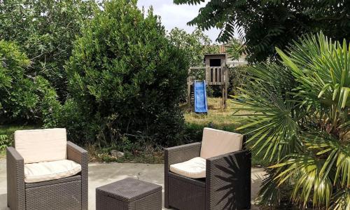 Villa Family Surf sur un terrain arborée et clos, calme et repos