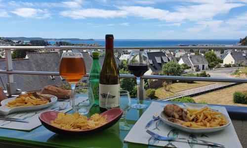 Appartement Bretagne vue mer exceptionnelle sur les hauts d'Erquy au calme ! et au pied du GR34