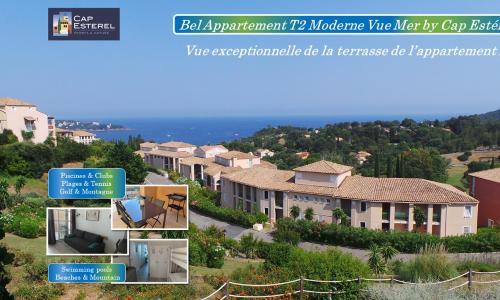 Appartements Modernes Vue Mer à Cap Estérel