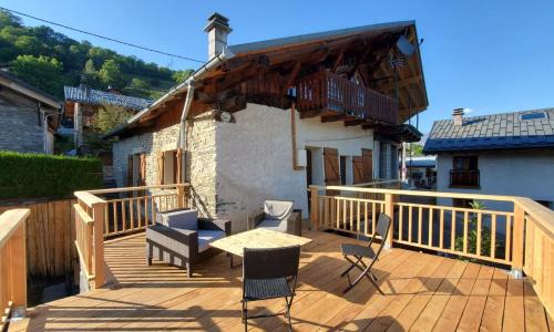 Maison de montagne face aux Arcs