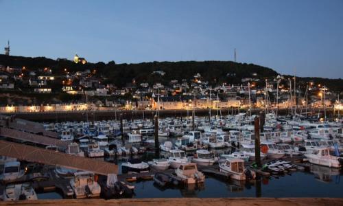 Charmant Studio avec vue sur le port et falaises
