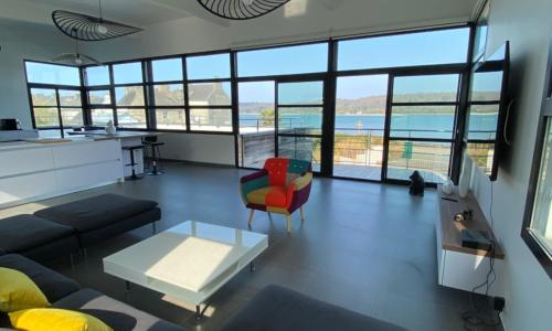 MAISON VILLA montmarin VUE MER BRETAGNE NORD VERS ROSCOFF CARANTEC MORLAIX PLOUESCAT LOCQUENOLE AVEC SON SPA ET SA VUE MER