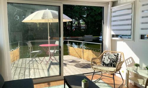 Bateau appartement sur l'Erdre au coeur de Nantes
