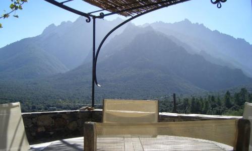 Le CAPU BIANCU-LOCATION AVEC VUE PROCHE DES GORGES DE L ASCO ENTRE MER ET MONTAGNE