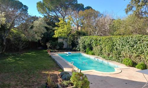 studio charmant et calme villeneuve les avignon entrée et cour indépendantes climatisation piscine parking