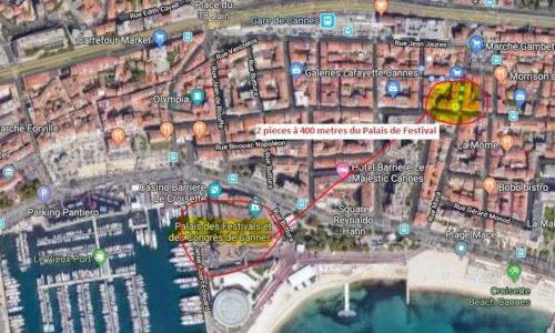 Cannes Centre - 500m Palais de Festival - Banane