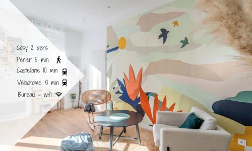 Charmant T2 Proche du Prado, Perier et Castellane