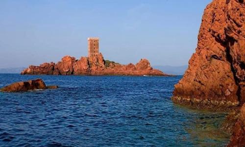 MOBILHOME VUE MER SAINT RAPHAEL CAMPING DE L'ILE D'OR