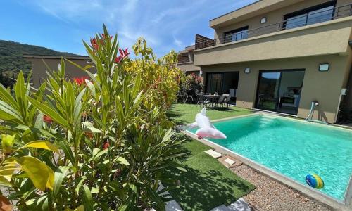 Favone Villa 8 pers piscine privée proche plage