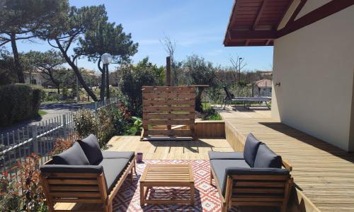 Maisonnette neuve plage et commerces à pied