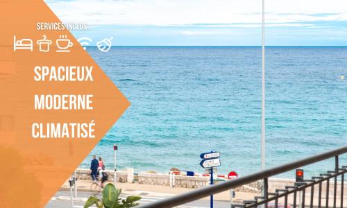 La Perle Bleue - Central - Vue Mer - Wifi