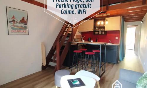 Bidarteko Paradisua proche plage, golf, parking