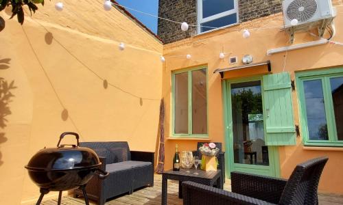Maison de 2 chambres avec jardin clos et wifi a Cappelle Brouck