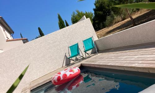Maison familiale avec piscine à 3km de la plage