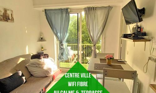 Au petit repère palois -studio - centre ville-balcon-WIFI FIBRE