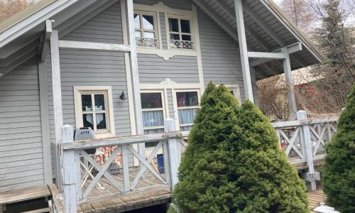 Chalet en bois à la Foux d'Allos