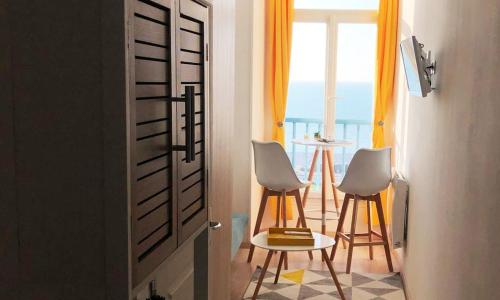 Studio avec vue mer exceptionnelle sur la plage