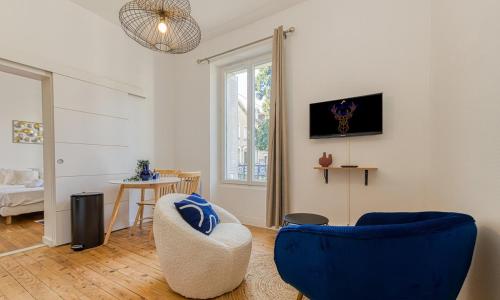 2 pièces tout confort, déco moderne, wifi fibre