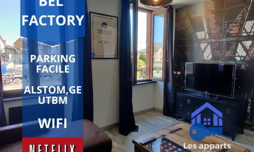 Les Studios De Flo' : The Bel'Factory 38 m² WIFI
