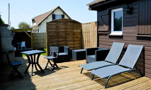 Le Chalet à Hub - extérieur, proche de la plage