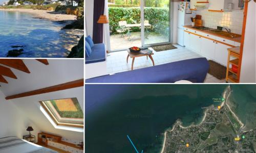 Accès direct plage - Maisonnette en rez-de-jardin dans résidence calme