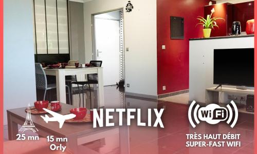 Appartement located at 15 mn from Paris & Orly