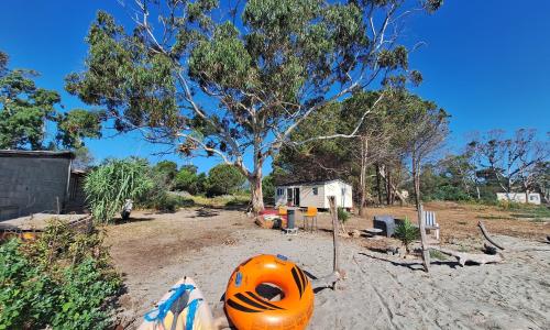 Mobil-home on the beach