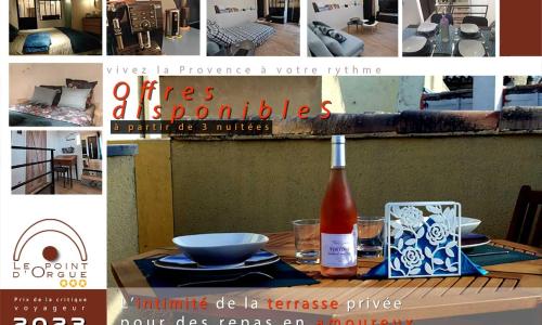 Le point d'Orgue - Gagnant du Prix de la critique voyageur 2023 - vivez la Provence à votre rythme