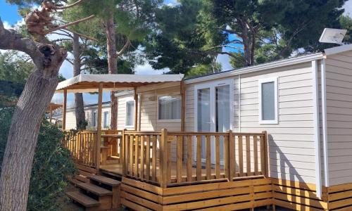 Mobil Home (Clim, TV)- Camping Falaise Narbonne-Plage 4* - 003