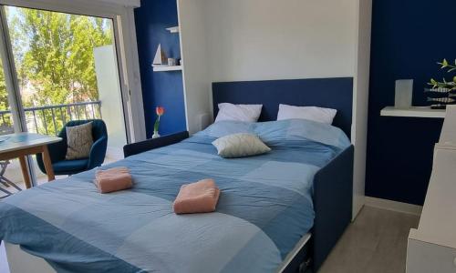 Océan bleu - Studio bord de plage