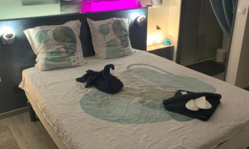 Chambre double dans villa