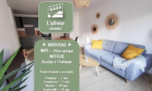 L'olivier - Appartement moderne et chaleureux - TRAM et PARC
