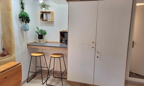 studio cosy rdc centre Laval vu château et jardin