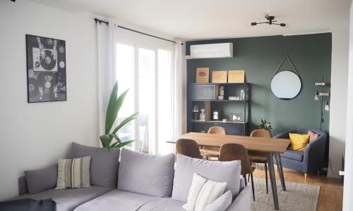 T2 style industriel avec balcon