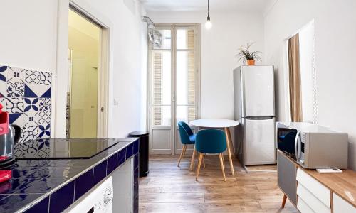 Appartement bleu l'union