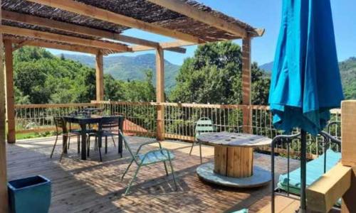Ardèche Cottage Maison en Ardèche à Thuyets Pont du Diable, avec Terrasse avec vue